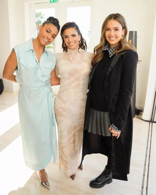 Ariana DeBose, Eva Longoria, and Jessica Alba by Pedgrid