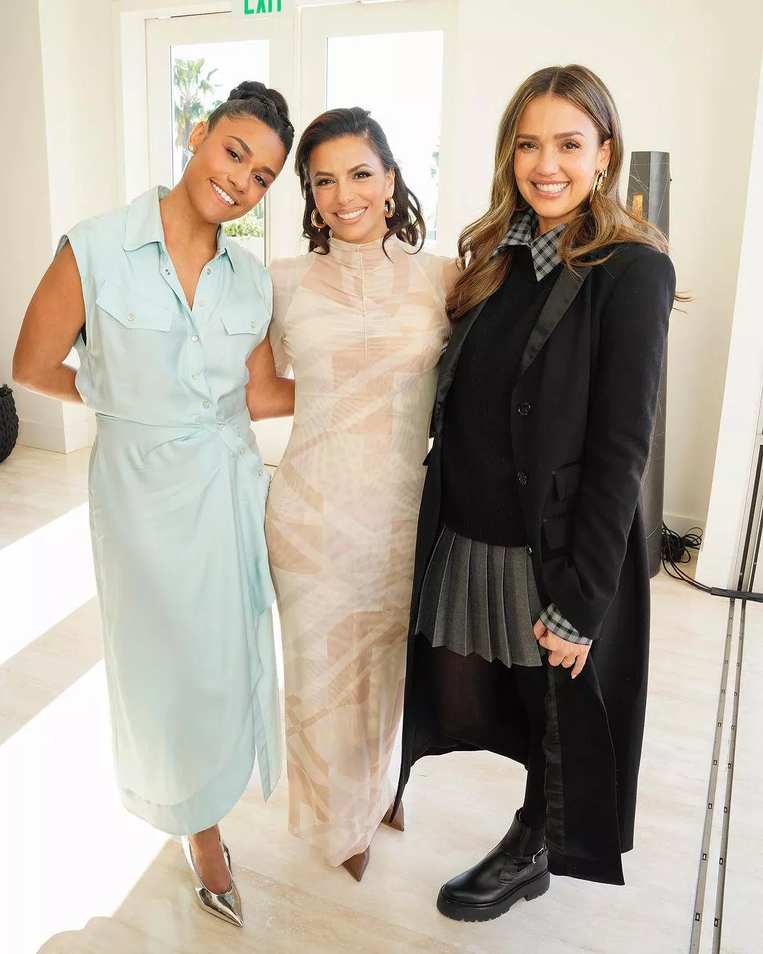 Ariana DeBose, Eva Longoria, and Jessica Alba posted by Pedgrid