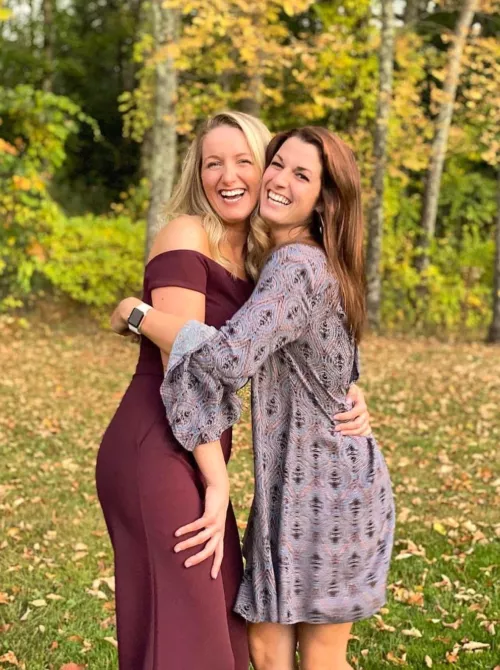 Blonde and Brunette by bwc_bull2121