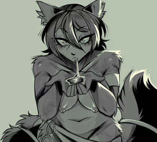 Cum puddle [F] (nervouscherry) by RainDMask