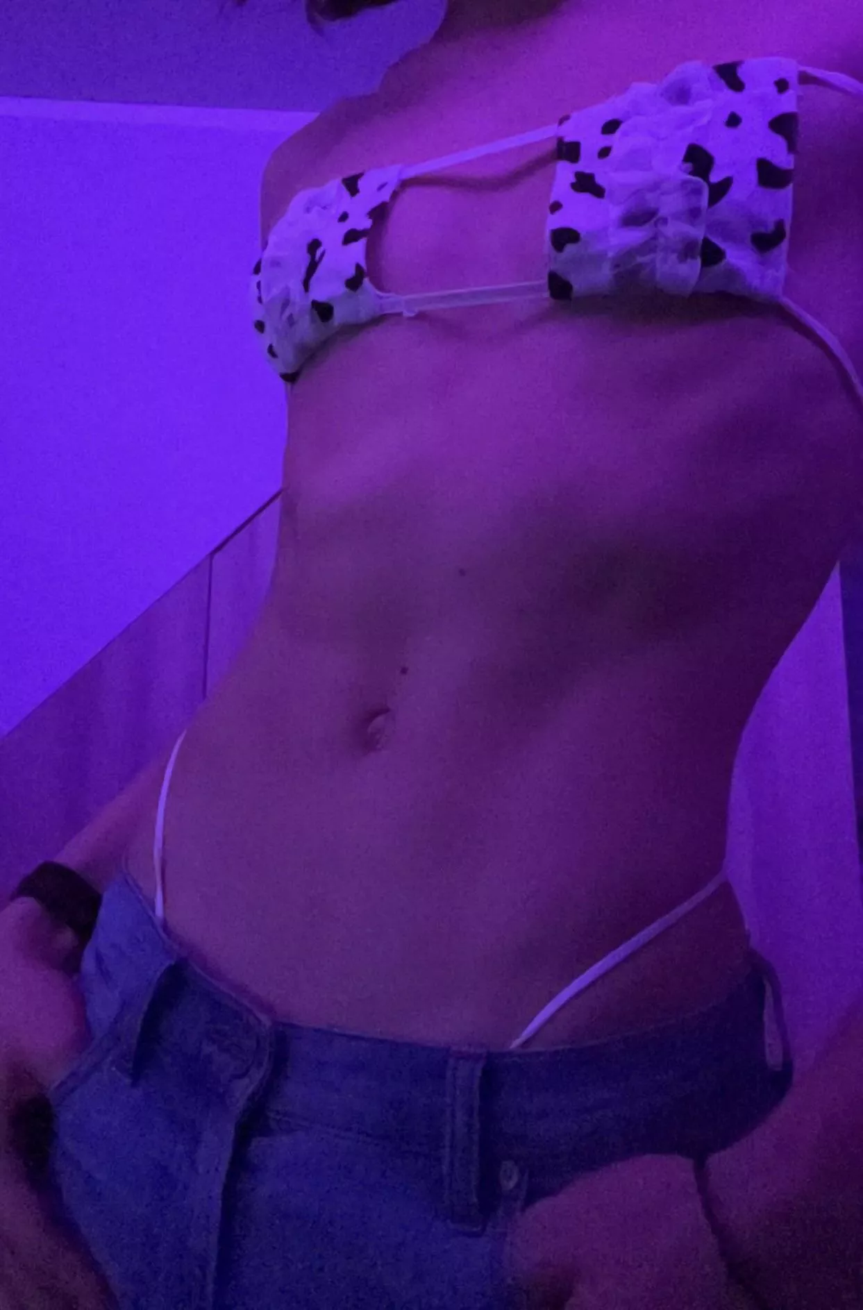 Do u like my cow print bikini? :3 posted by qtmaypie