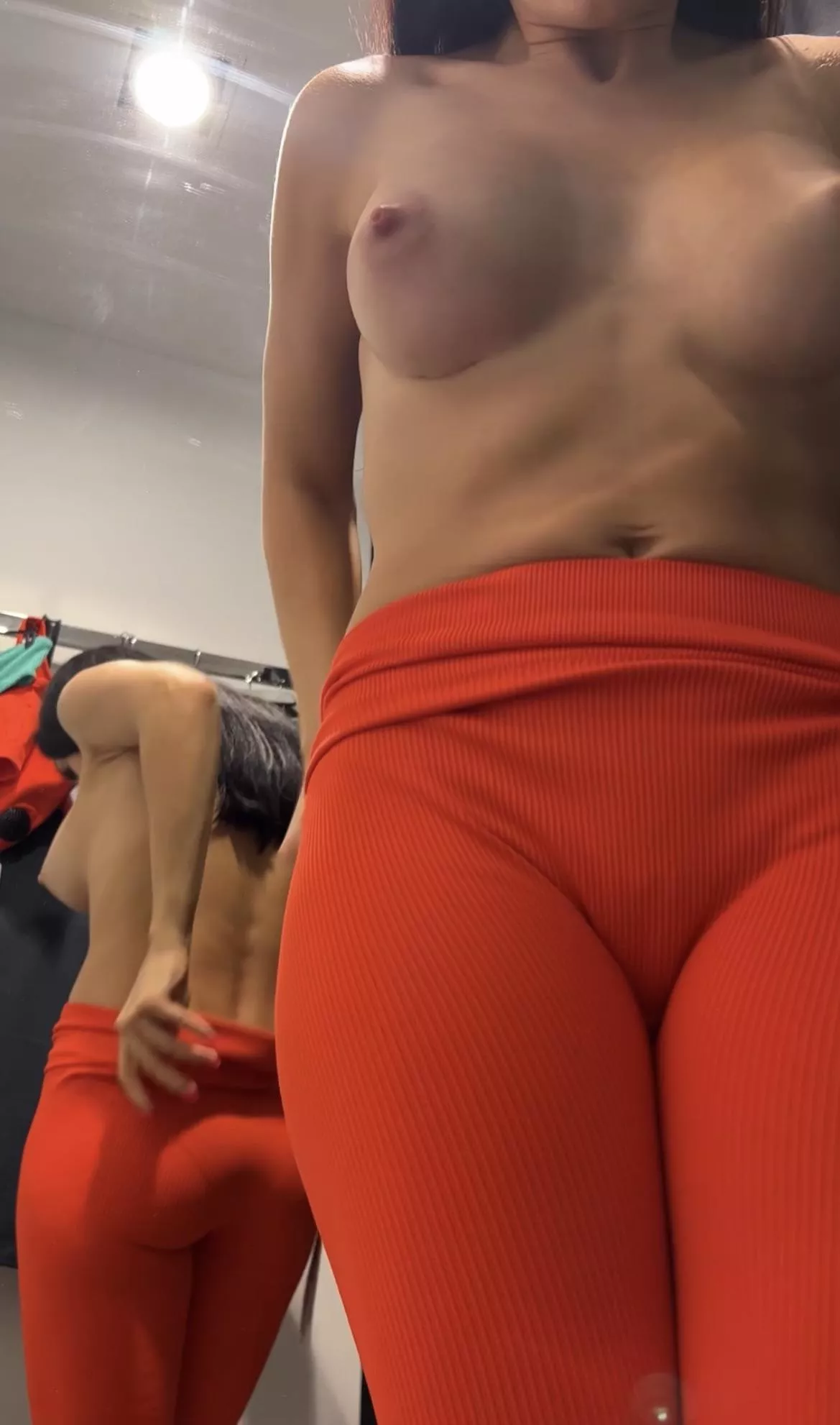 Do you like my red leggins?😏 posted by MonicaGoddess