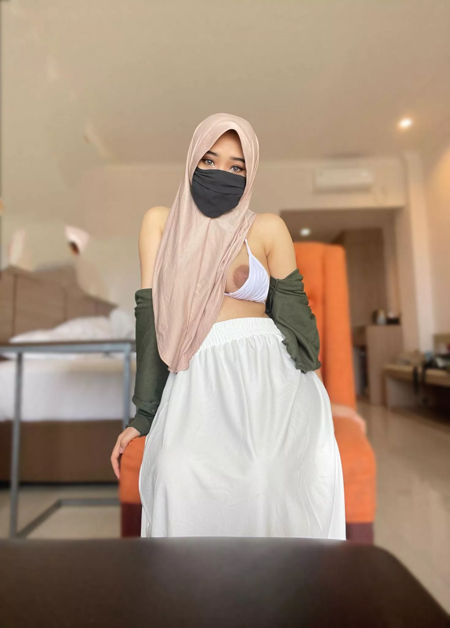 Freeing the bosom for a refreshing breeze. posted by outfittrivial