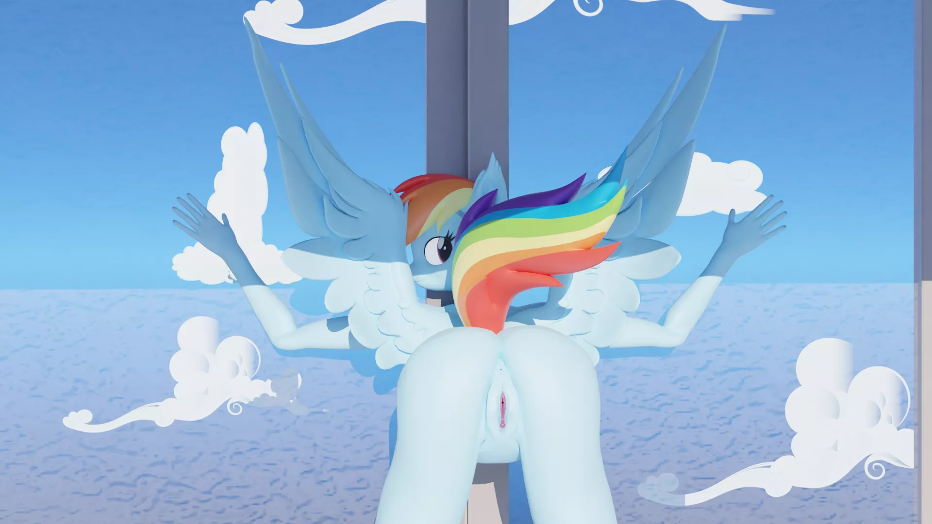 good view right? ( my art) posted by Foxypie34