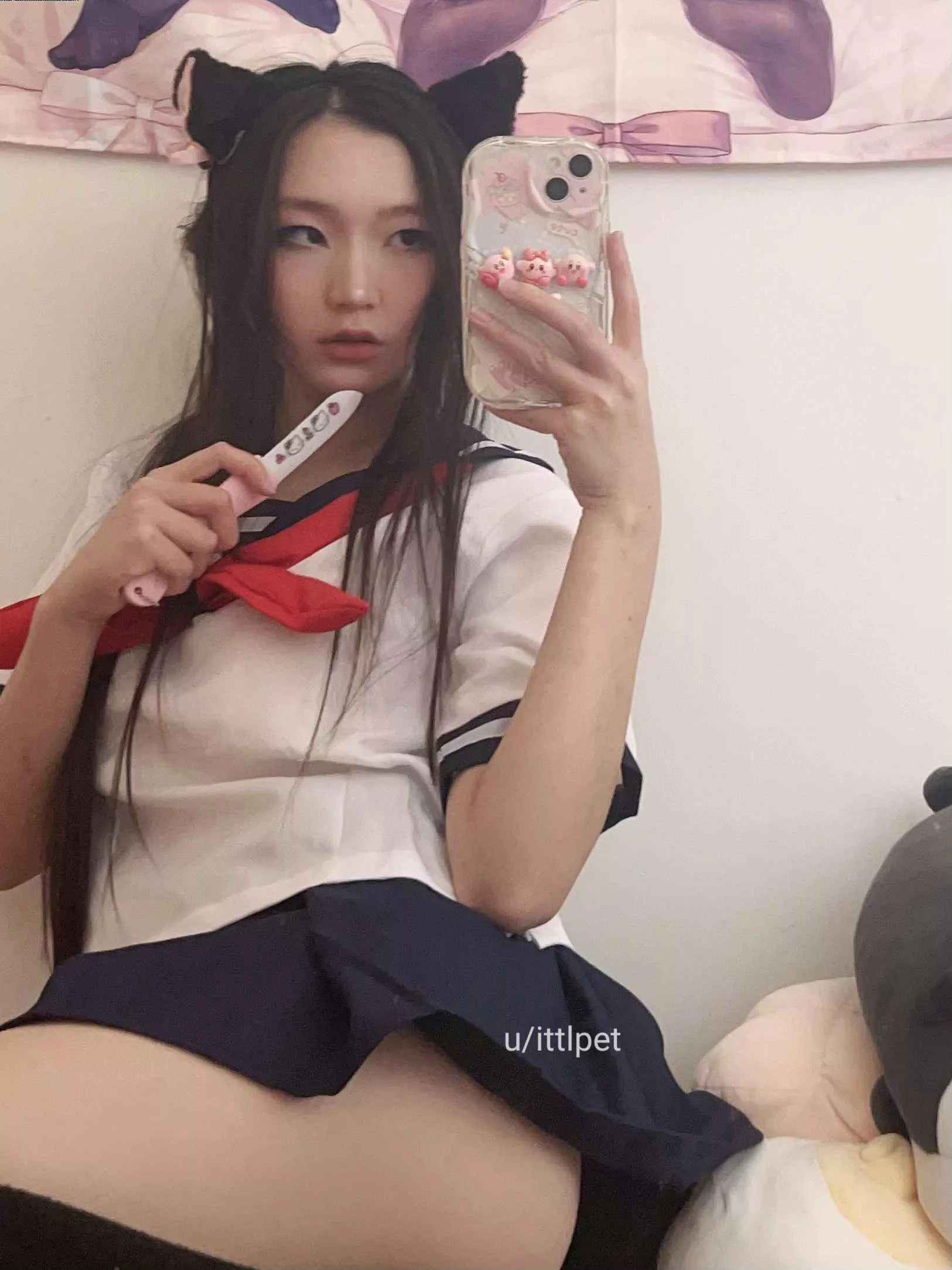 hope you like my school skirt x posted by ittlpet