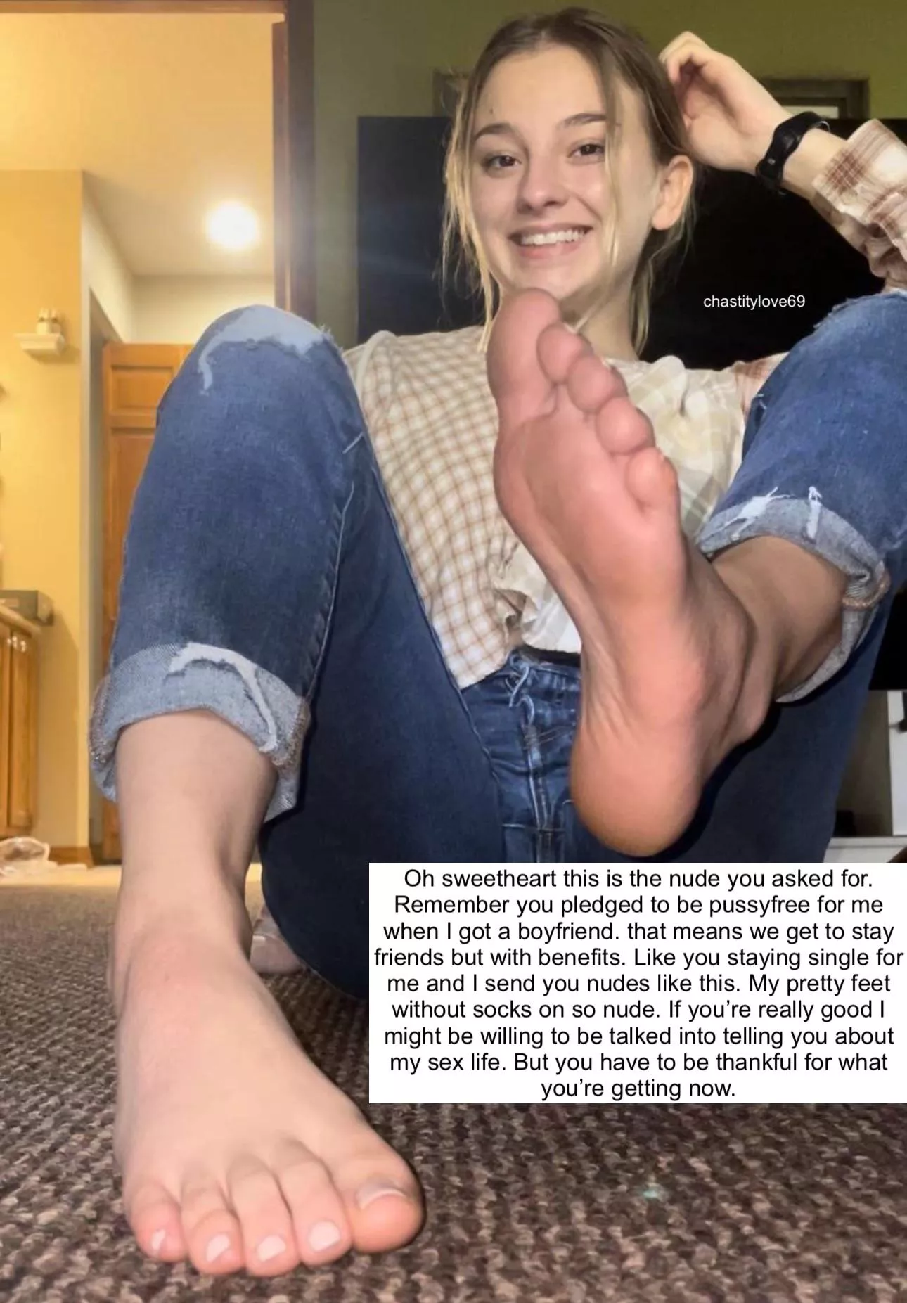 I think you should apologize. posted by chastity4