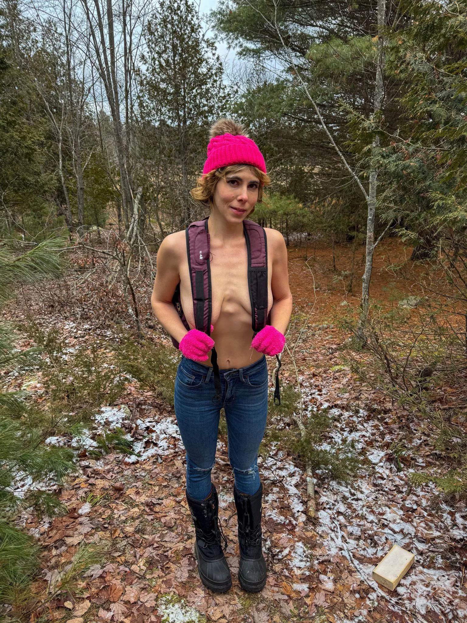 It's a beautiful day for a hike I packed my big toy too posted by Tinkertoys69