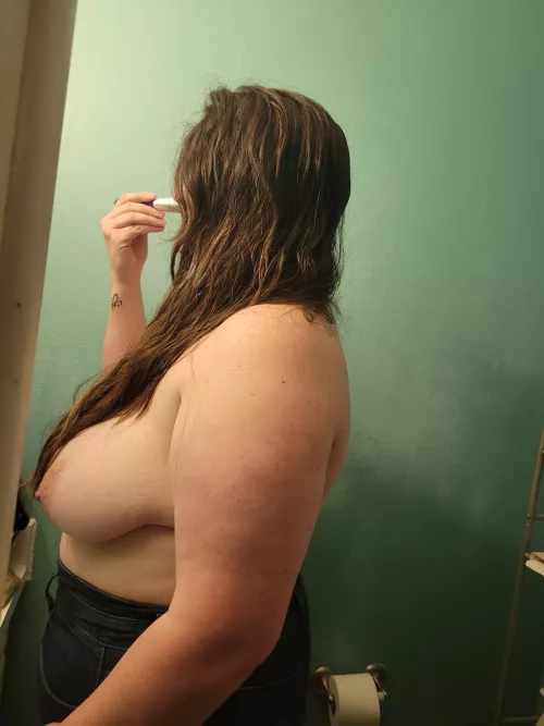 Just brushing my teeth don't mind me! by EvieLove_