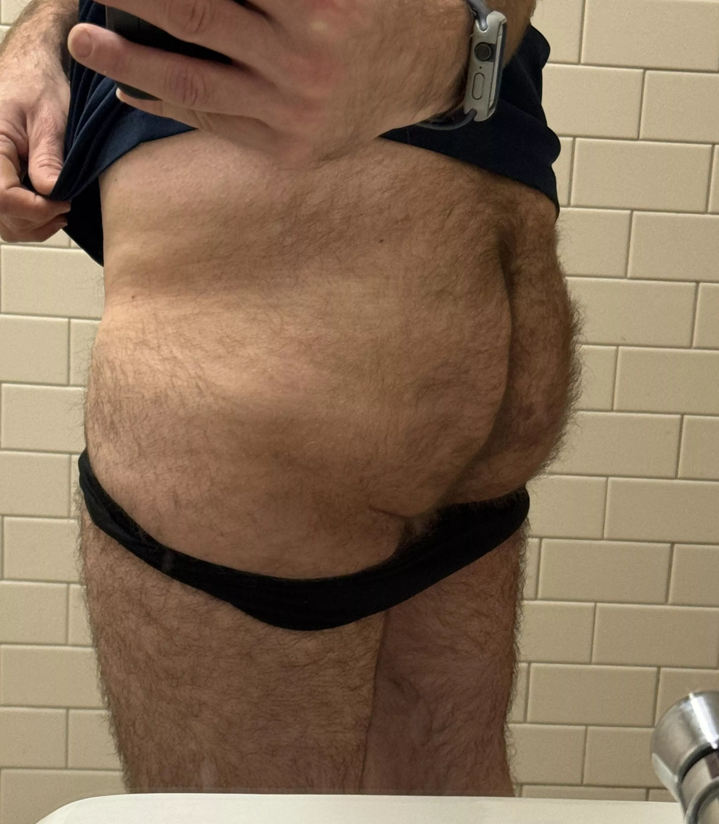 My furry butt posted by everywherethereshair