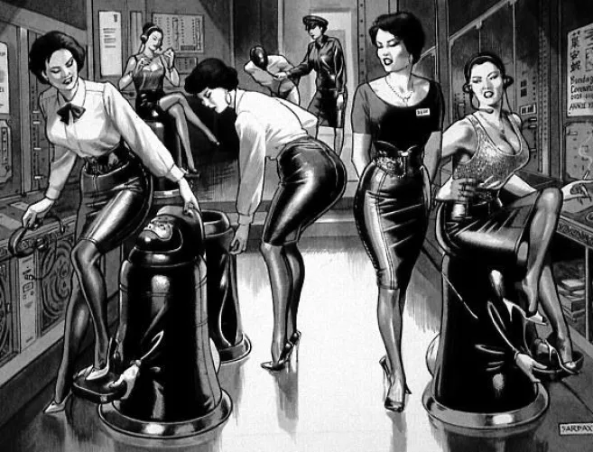 Not sure when I found this, but downloaded it years ago during the early days of the internet - always thought it was wild. by Wrapdabdo