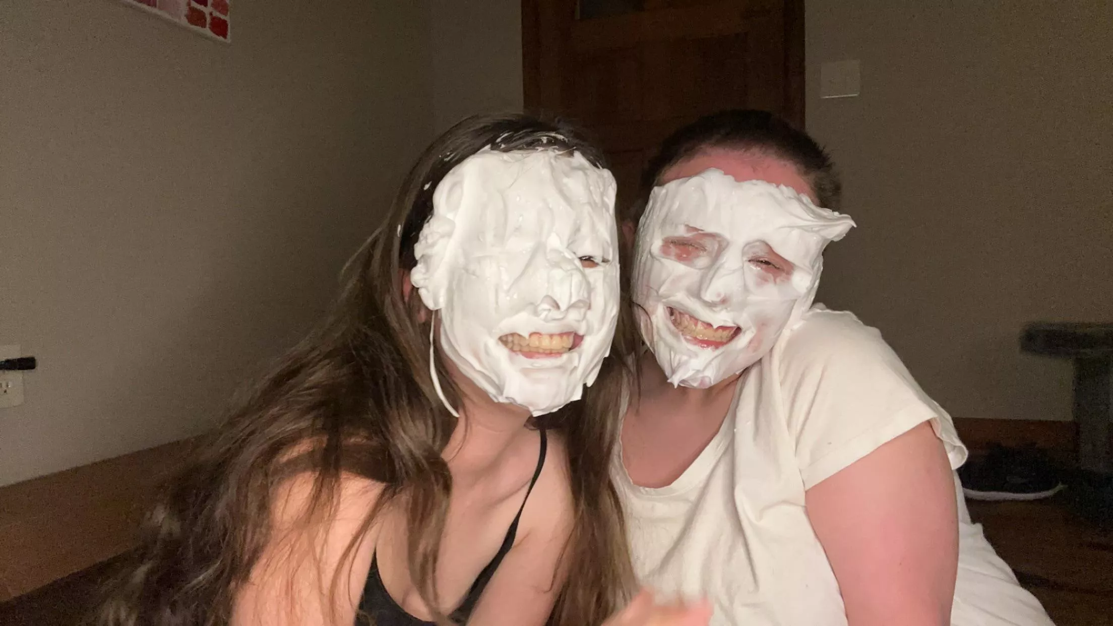 Pie fight! posted by kkaykitten