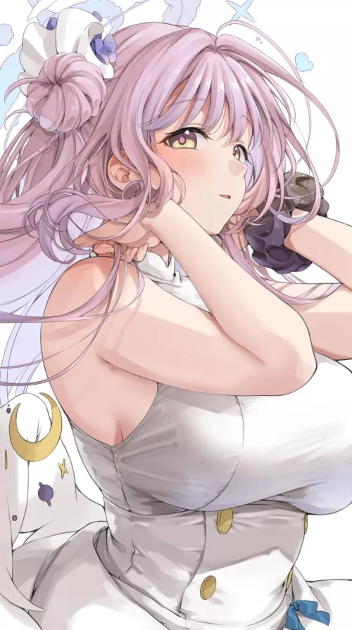 Sexy and cute angel waifu by reversedturnover