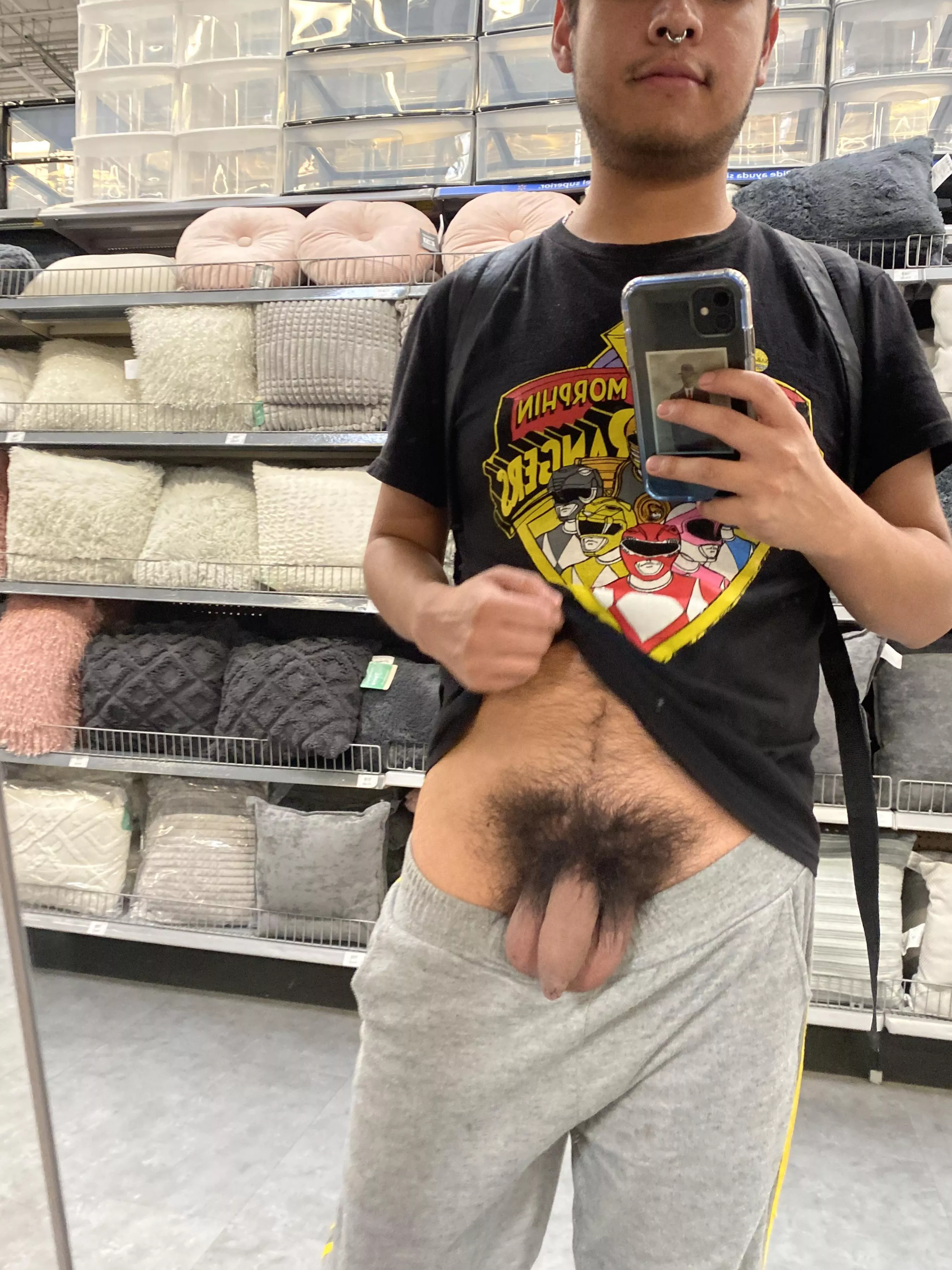 Showing my pubes in Walmart, would you suck it in the aisle? posted by CamoteThrowaway