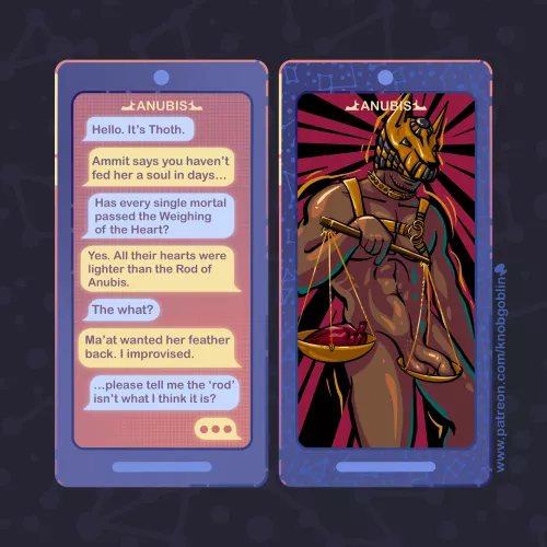 The Rod of Anubis (OC) by Knobbygobblin