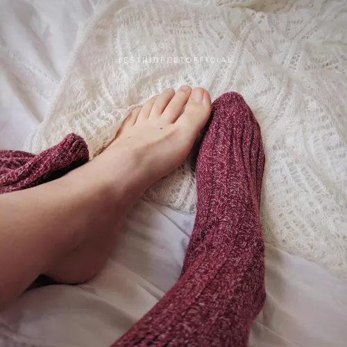 These socks are perfect for this cold weather by EstridFeetOfficial