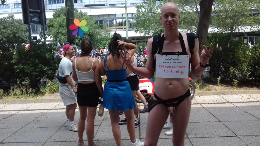 This is me ready for the Pride of Berlin 2021, in Germany we are very welcome! by Correct_Culture5625