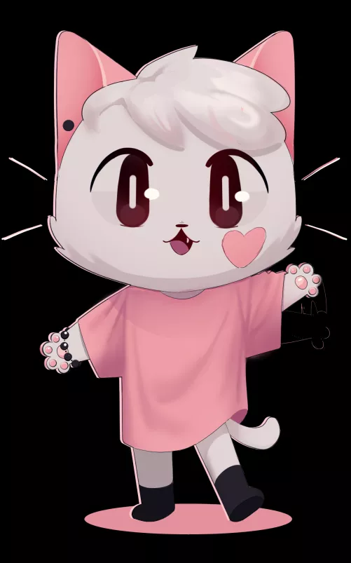 this tiny bye-bye cat I've drawn by CDfelinus