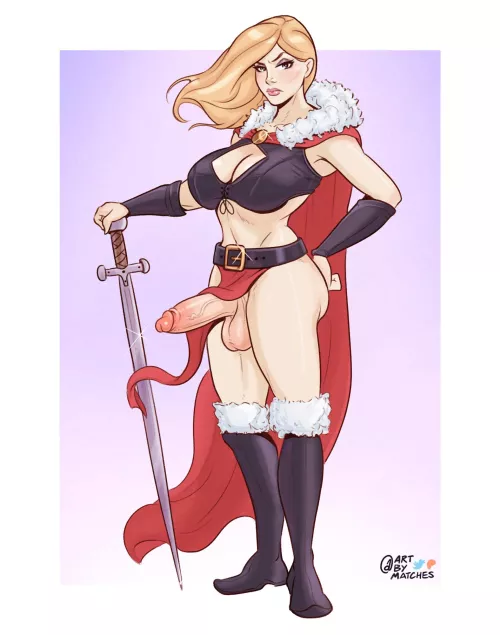 Warrior futa that I drew by RPGeewillikers