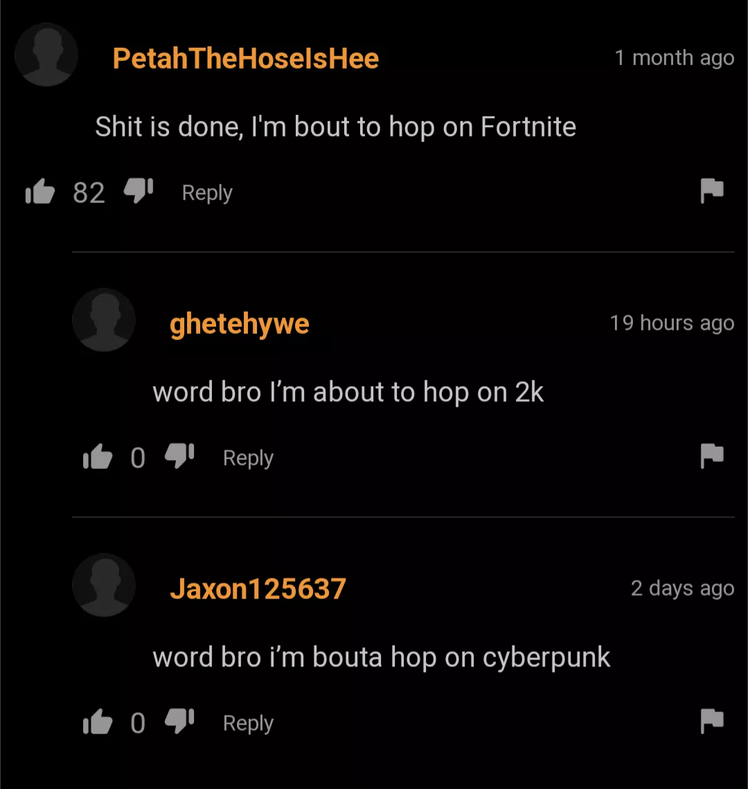 What are y'all hopping on posted by tvmysteries