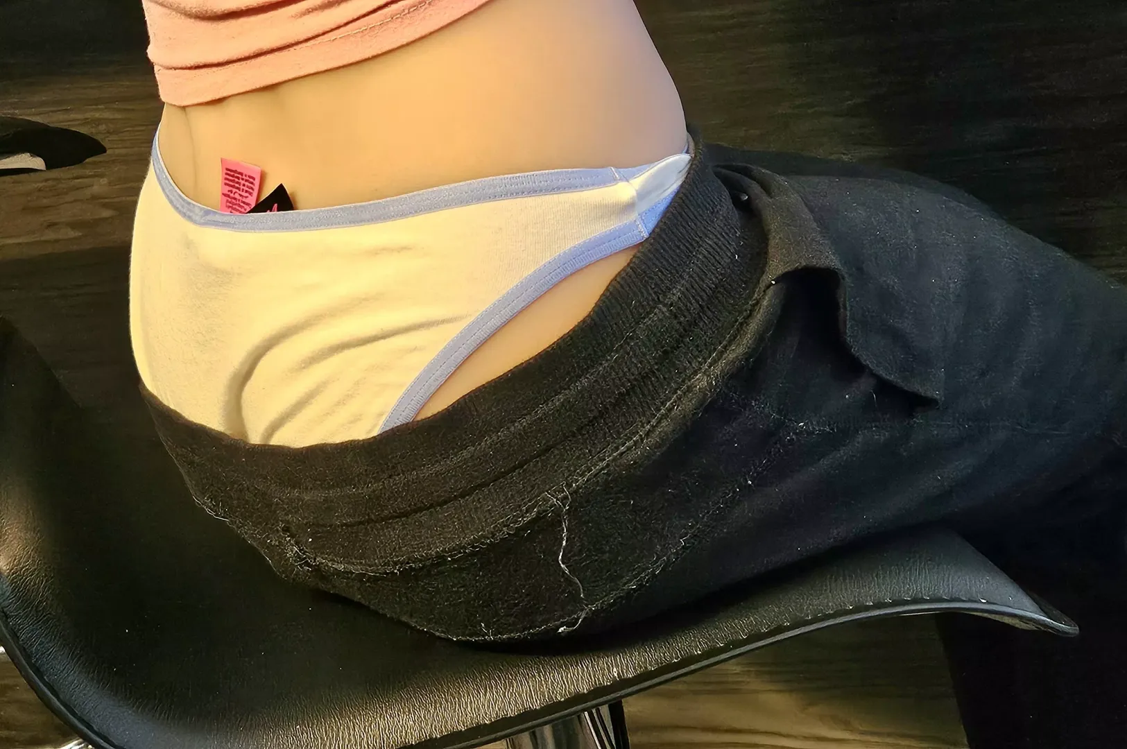 White panties exposed by Striking_Pass_5742