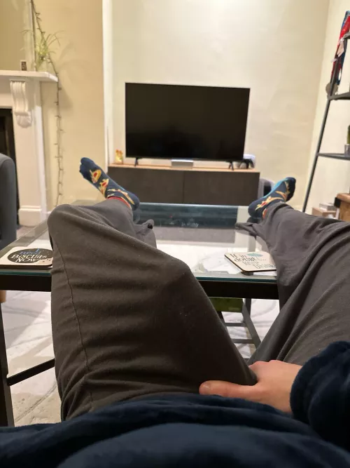 Working from home. Anyone want to watch TV with me? by Jakster123x