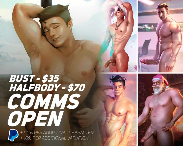 Accepting Bara Commissions! (twt: @legolligator) by mopeyartist