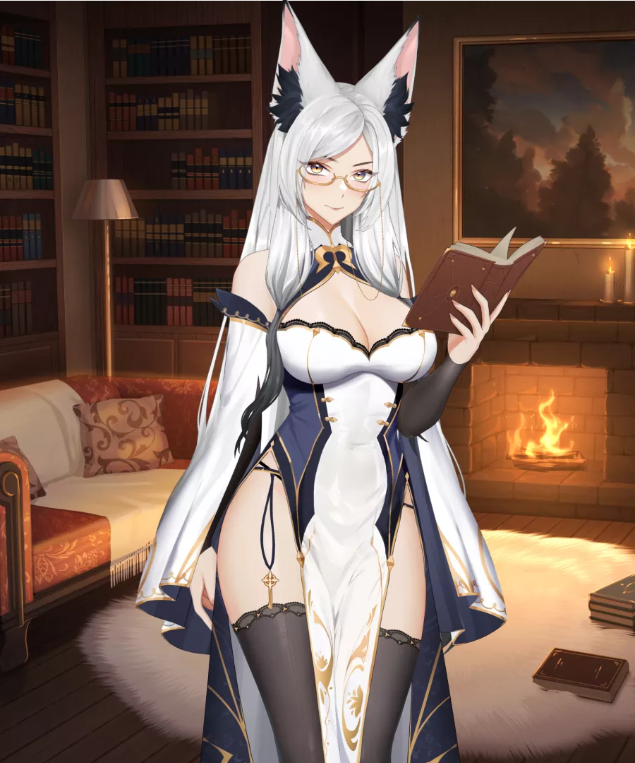 Beautiful Thighs of the Librarian Cruella (WANDERER) posted by WANDERER_GAME