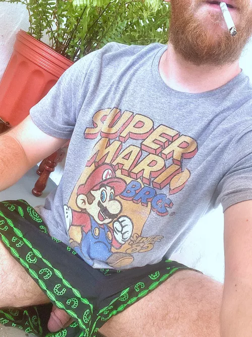 Daily cig break by Whatare_gameseven