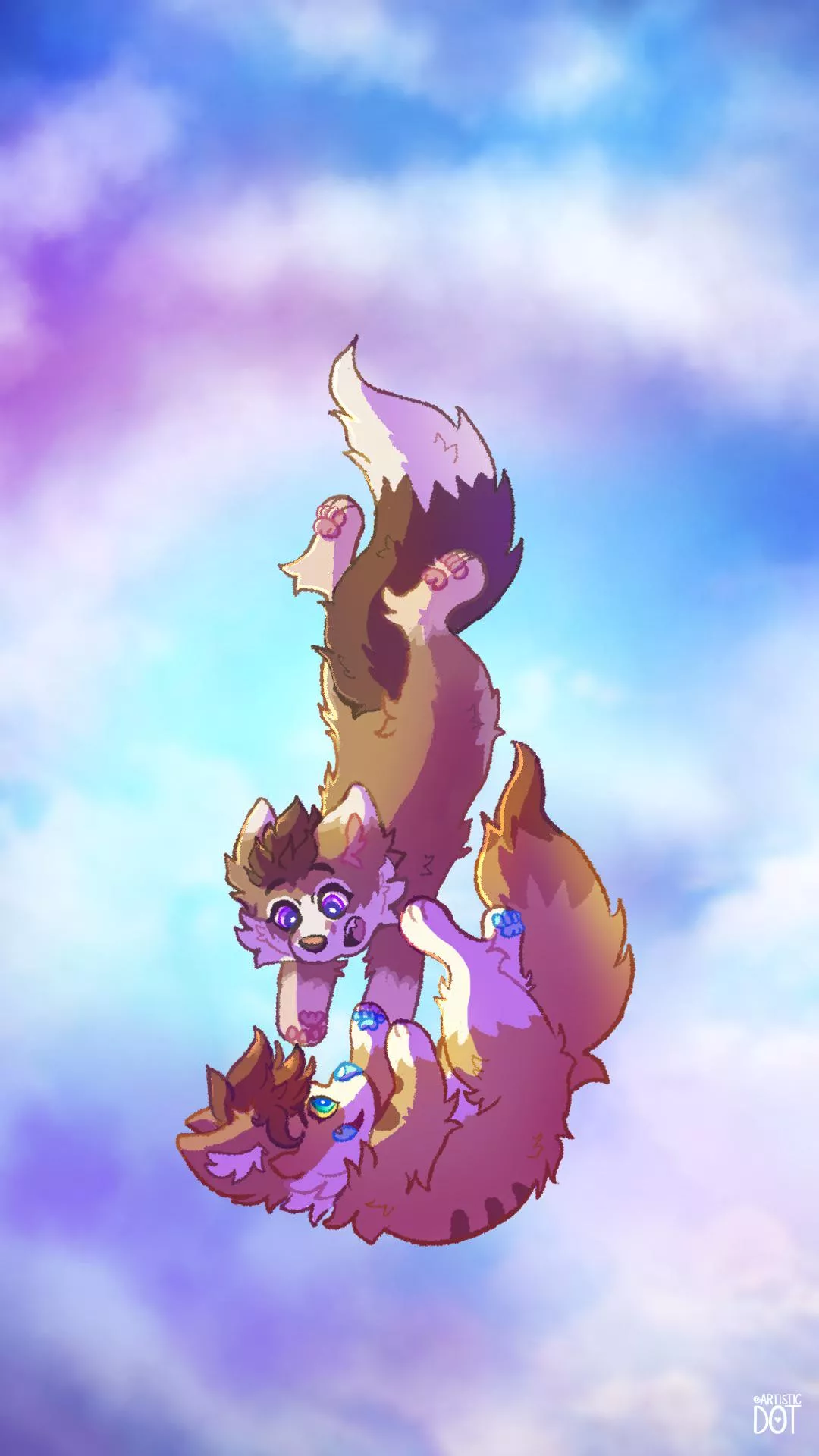 Falling in love (YCH!) posted by artisticdotuwu