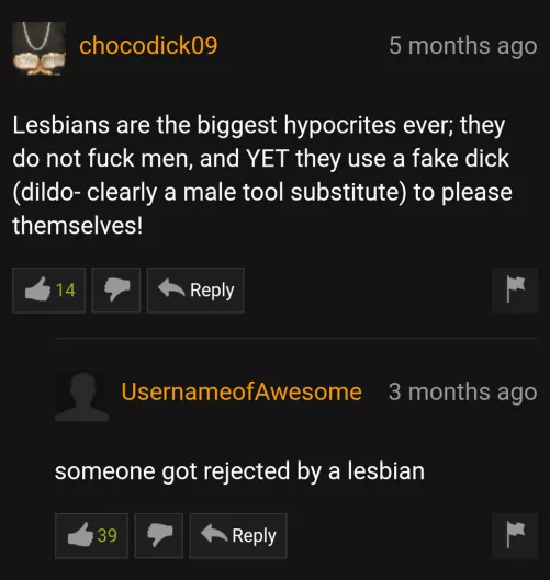 Getting rejected by a lesbian by Slygirl997