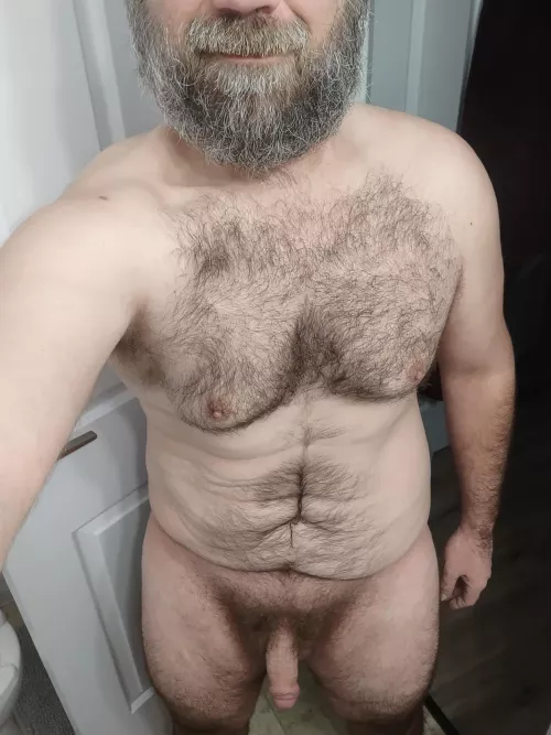 Give it a rub?.. sorry I mean the chest hair ;) lol by captainhero83