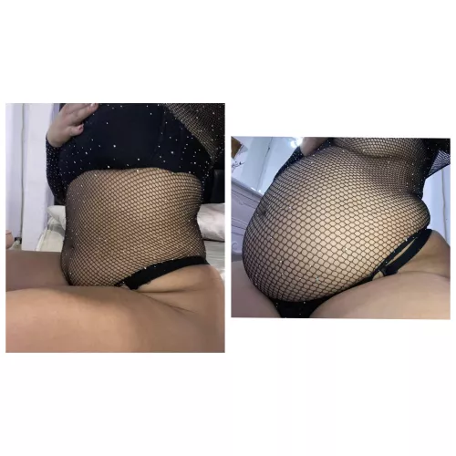 Hello friends, I want you to see this process before you after how enormous my belly grows, every time bigger 🐷😍 I really love how beautiful I look with my big belly 🙈❤️ by stufferpig