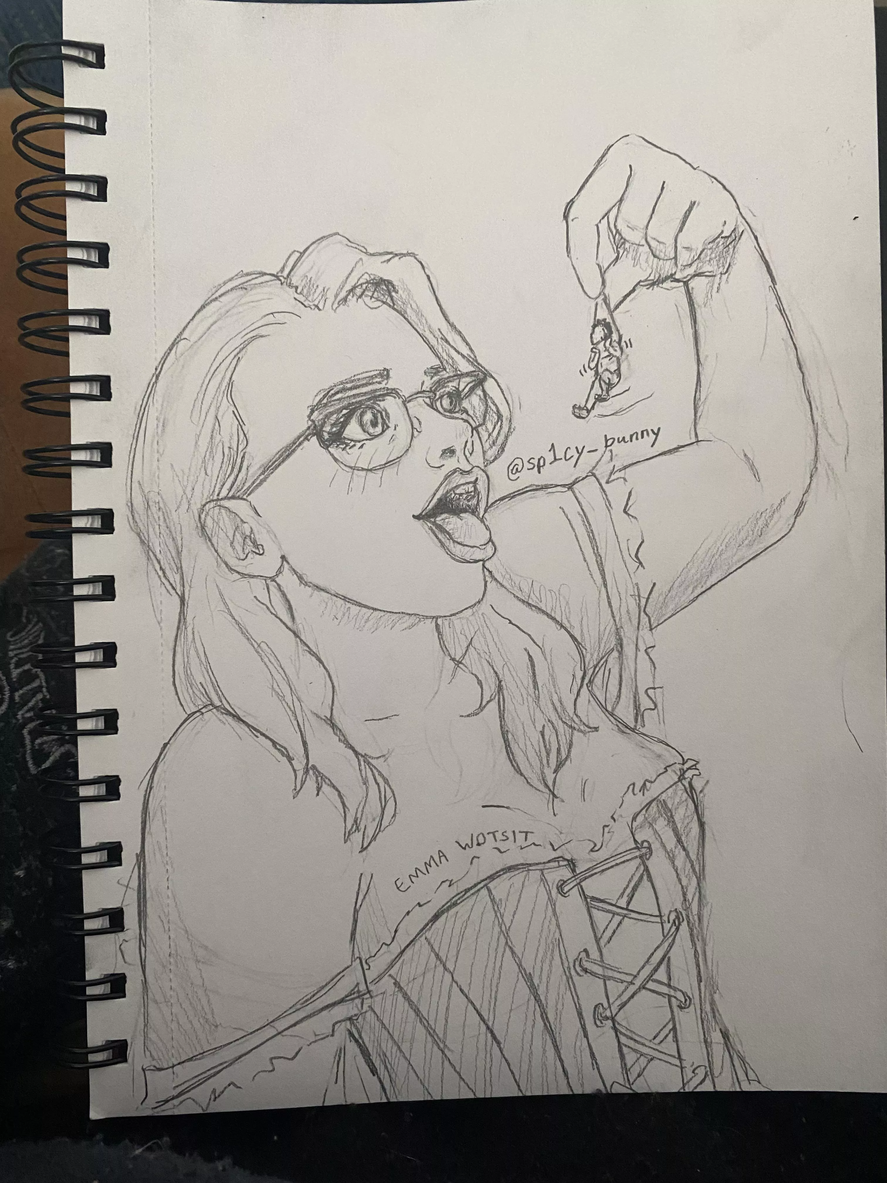 {image} I started a self portrait posted by Spicy-Bunny