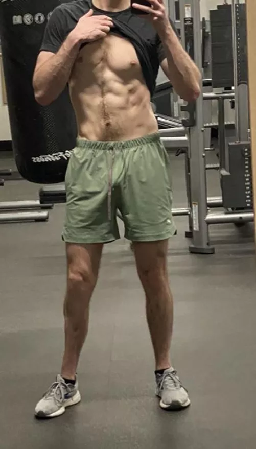 Just a peak of it at the gym by Icy-Fill1488