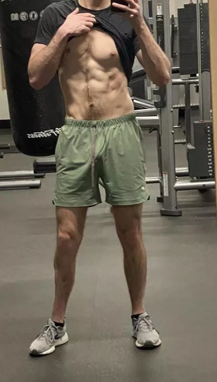 Just a peak of it at the gym posted by Icy-Fill1488