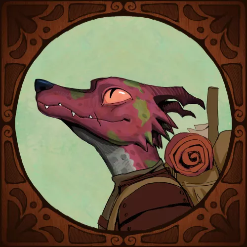 Portrait of a Players Character i drew to use as token: Meet Rat, the Kobold! by Jowwta