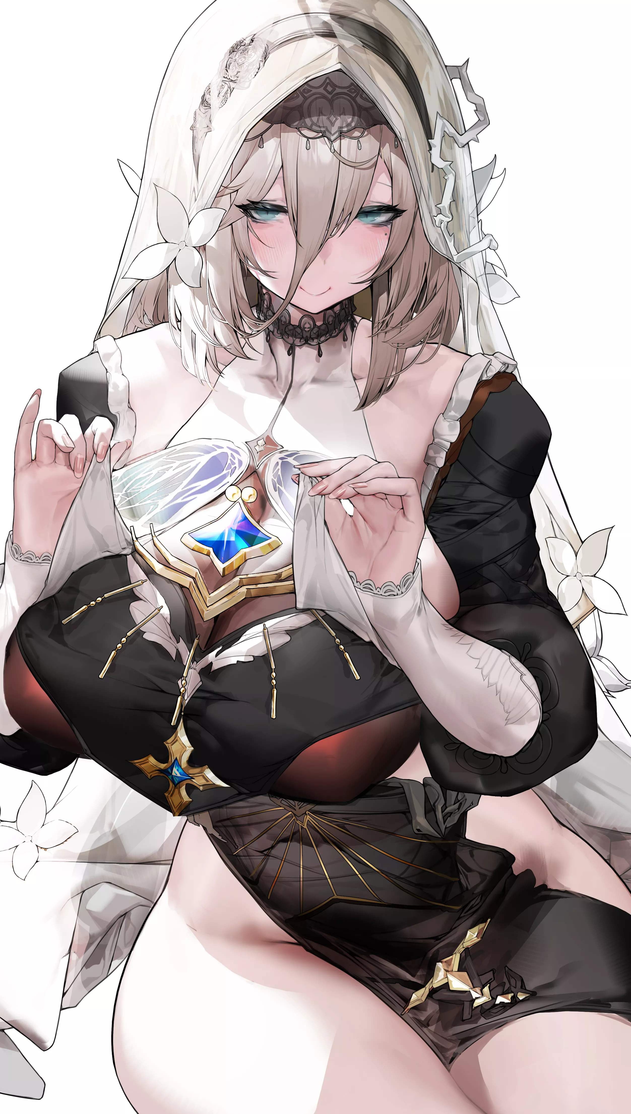 thiccc mommy nun Aponia [Honkai Impact 3] posted by Zewen_Senpai