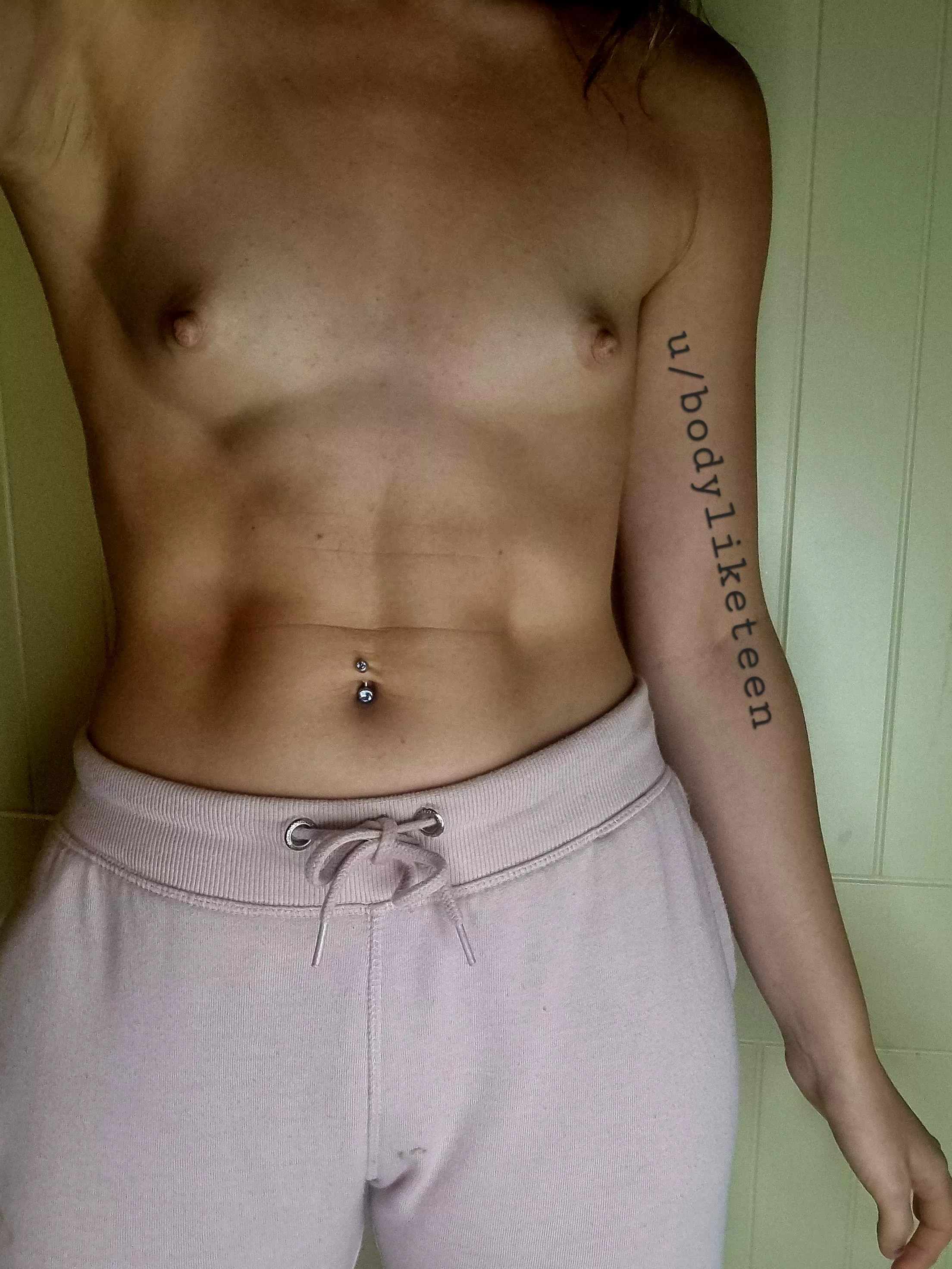 Totally flat. What do you think? Be honest posted by bodyliketeen