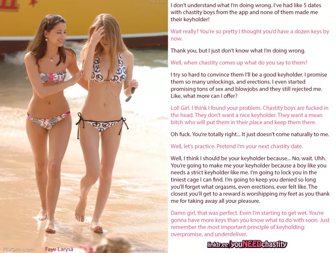 What chastity boys actually want by chastity_throwaway1