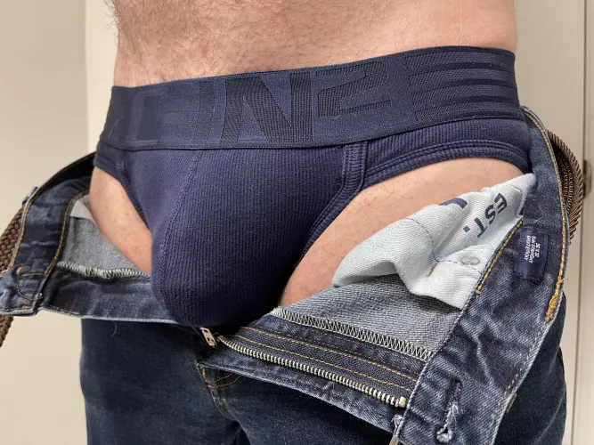 What’s under my jeans today by Briefed100