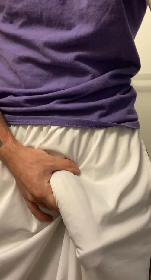 About to head out to the grocery store, should this horny dad change my pants or not??? [M] [41] by KarpetMunch9