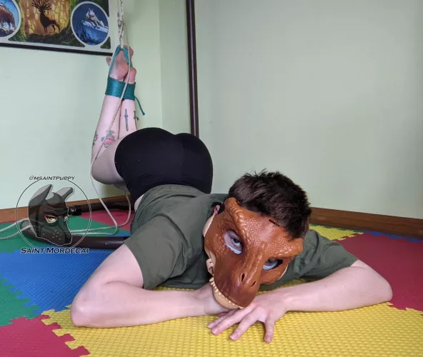 Careful now, feral dinos can make great pets but they are hard to train.. by msaintpuppy