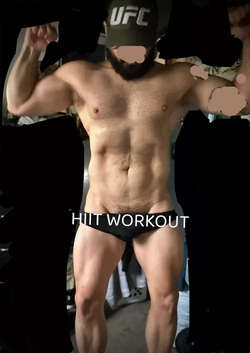 Feeling myself after a HIIT morning workout. My muscle Dadbod cumming along, right? by digitalbath_xxx