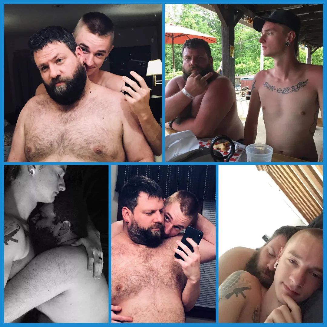 first time sharing, bear/chaser couple by tm_ydgn