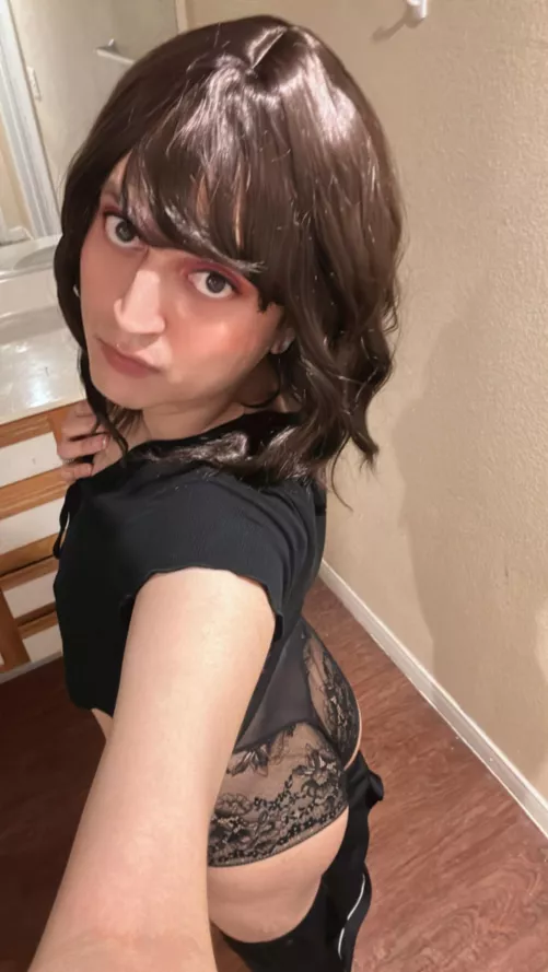 Full body face reveal, whaaaat 🙈 by Sissy_Evelyne