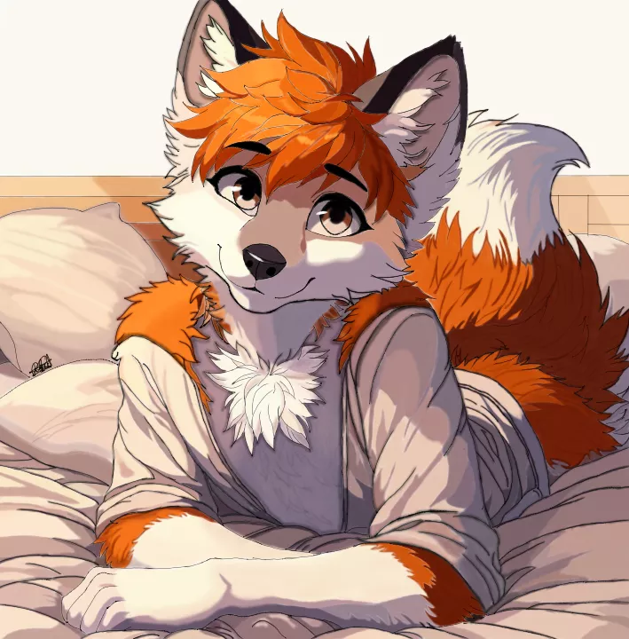 He wants to cuddle with someone. Would some of you help him? >w< (art by me) posted by Kindergarynkutinga