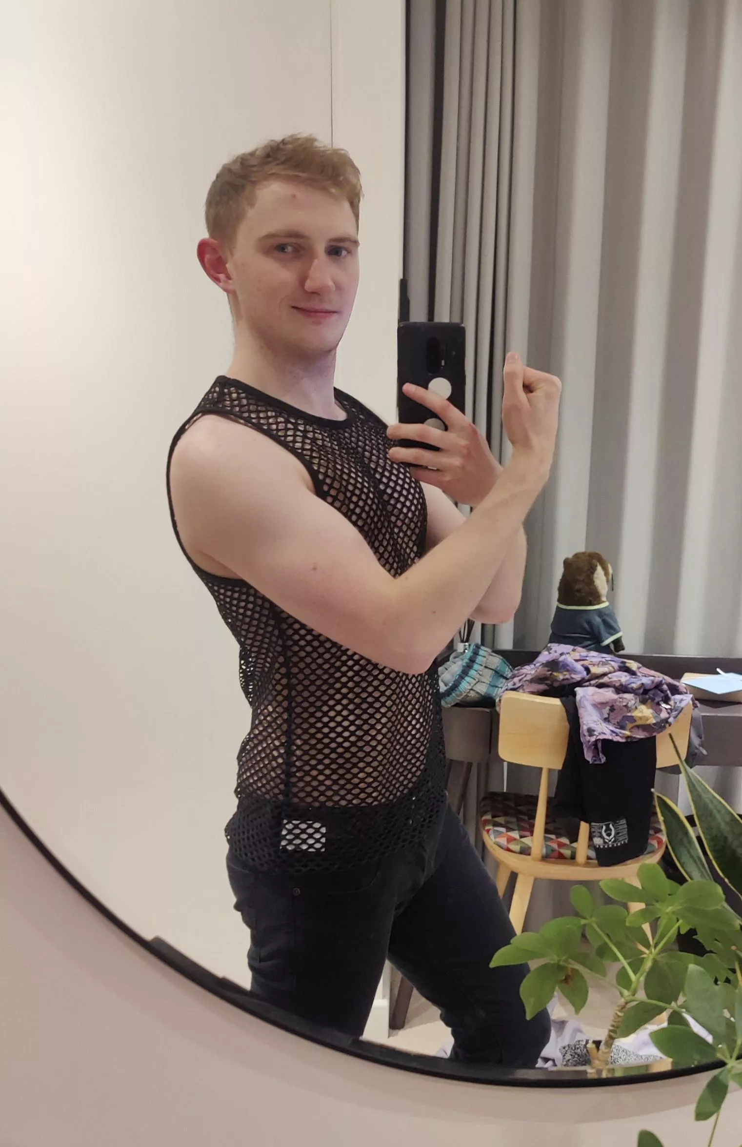 Heading out, hopefully I manage to bring a cute boy back with me 🤞 posted by Atomlad360