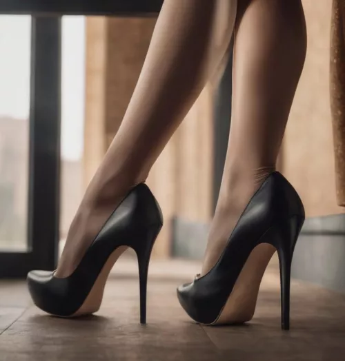 Heels for the day by ImHereYouThere