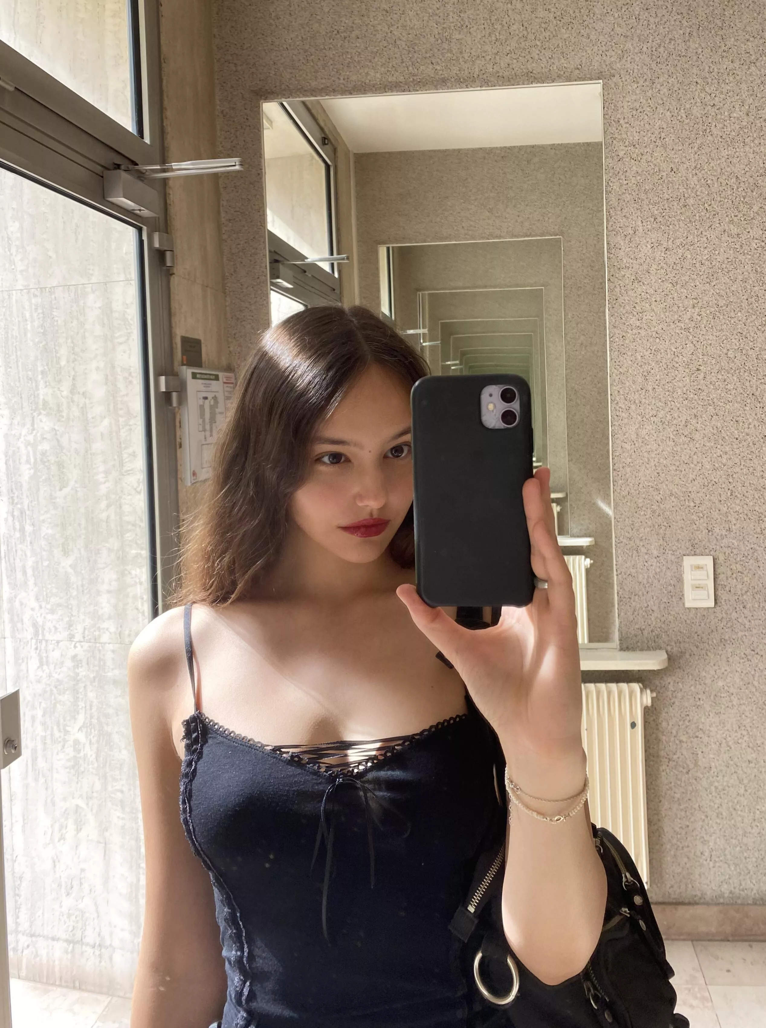 I can never keep them in this dress posted by excellent_collins