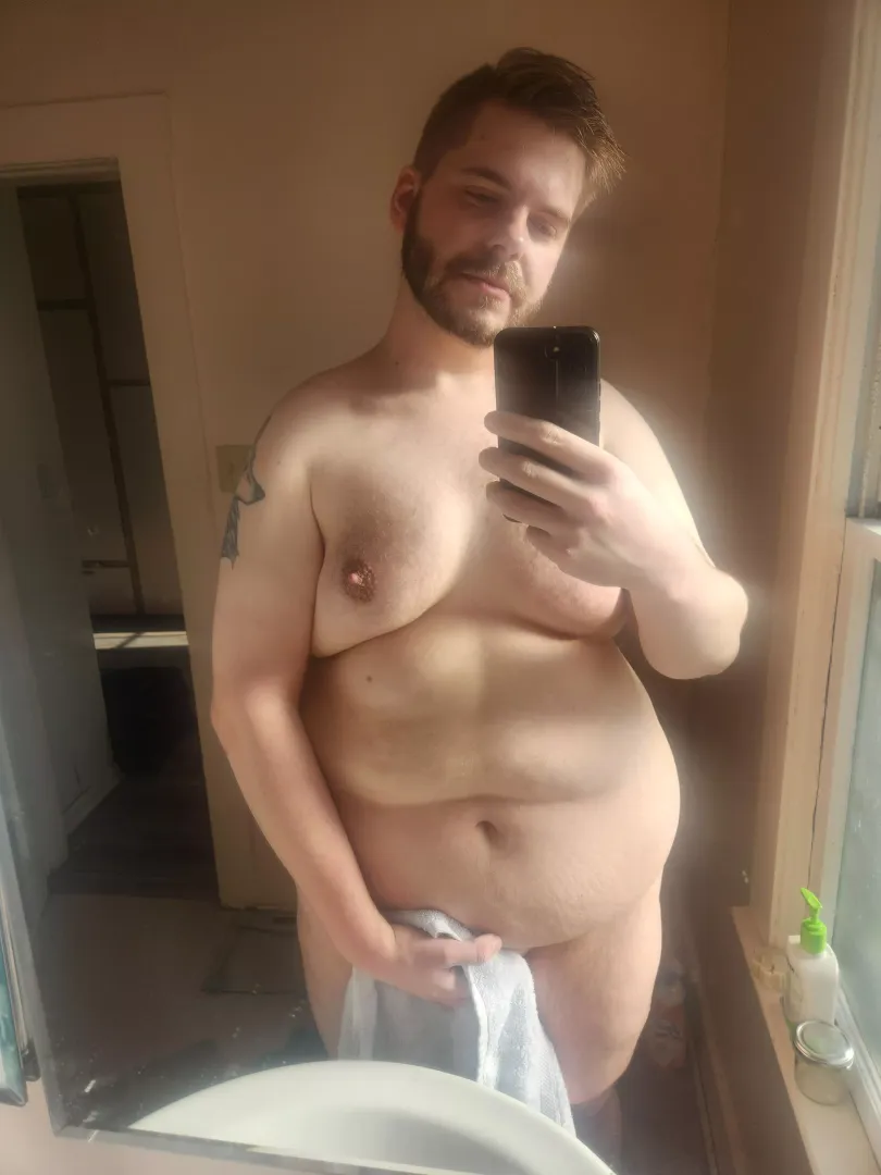 Just stepped out of the shower. by ambientfenrir
